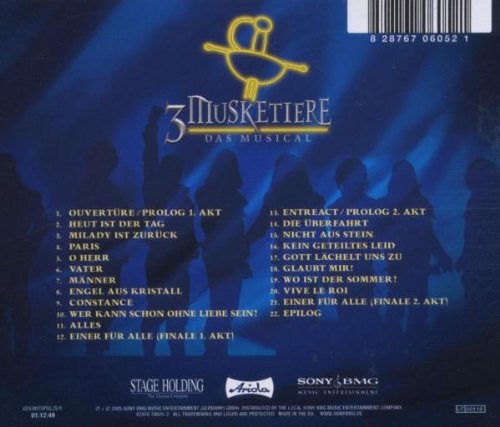 [CD] 3 MUSKETIERE - Musical - Original Berlin Cast 2005