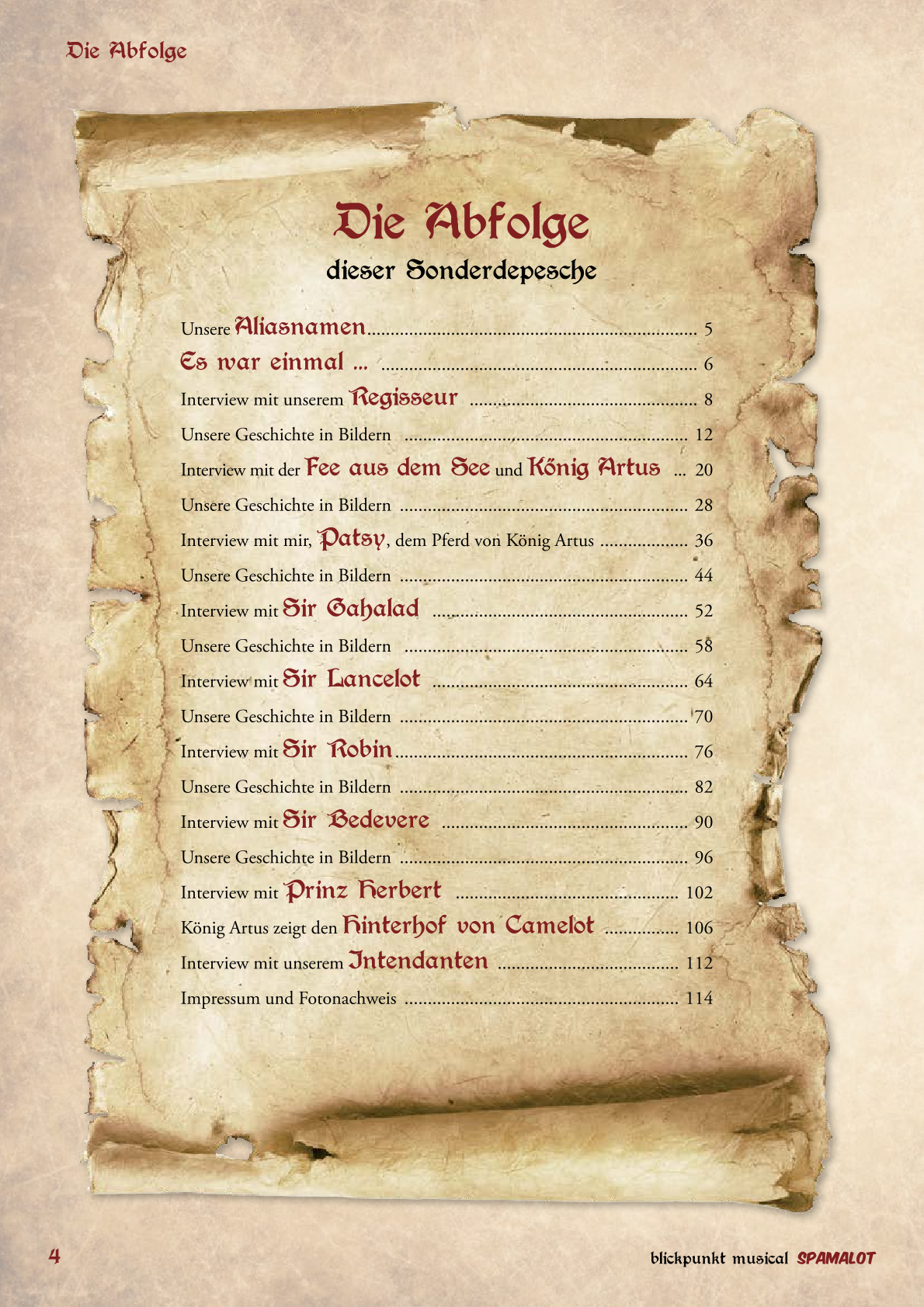 Sonderheft SPAMALOT in Salzburg [E-Book]