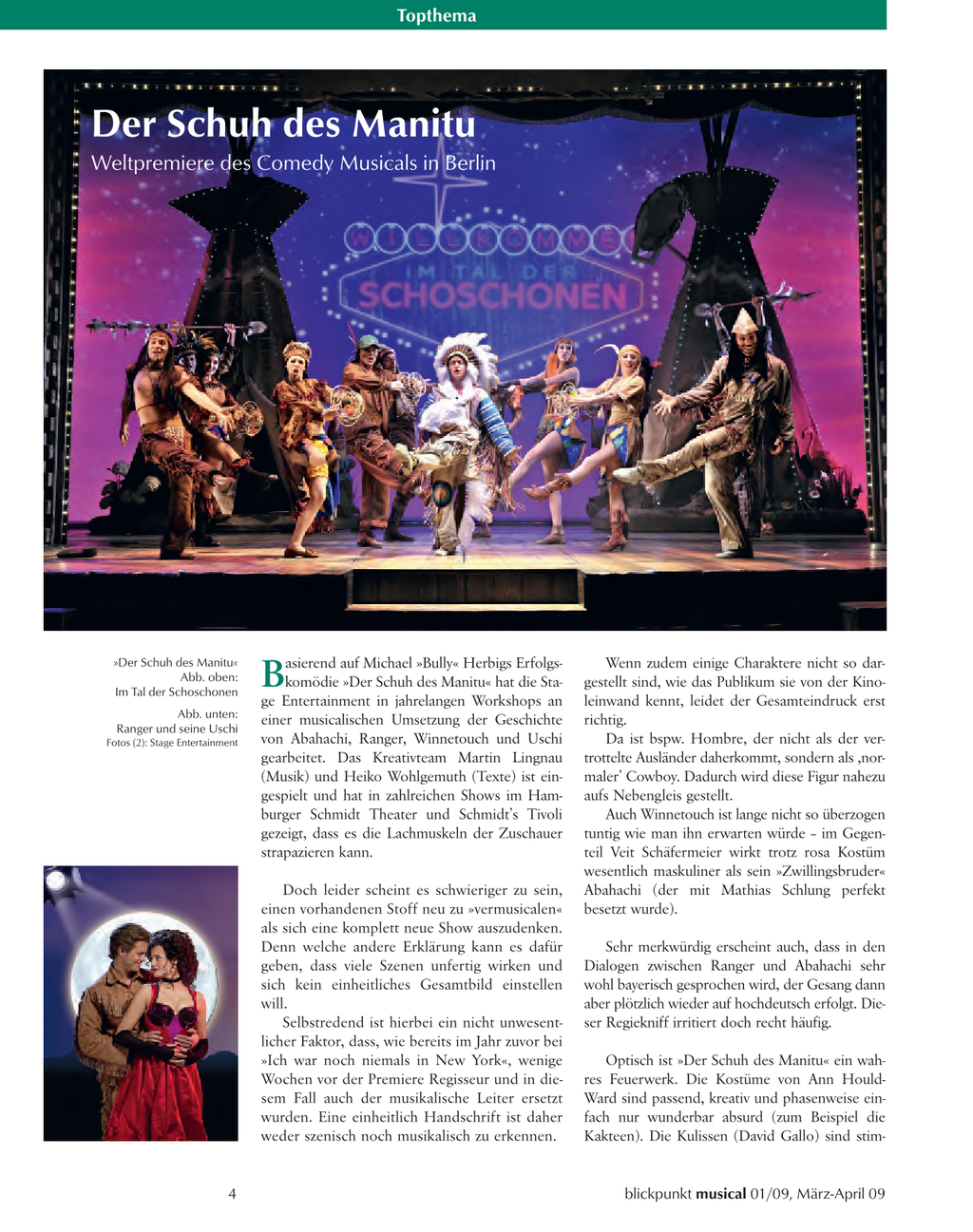 Blickpunkt Musical 01-2009 - Ausgabe 39 [E-Book]