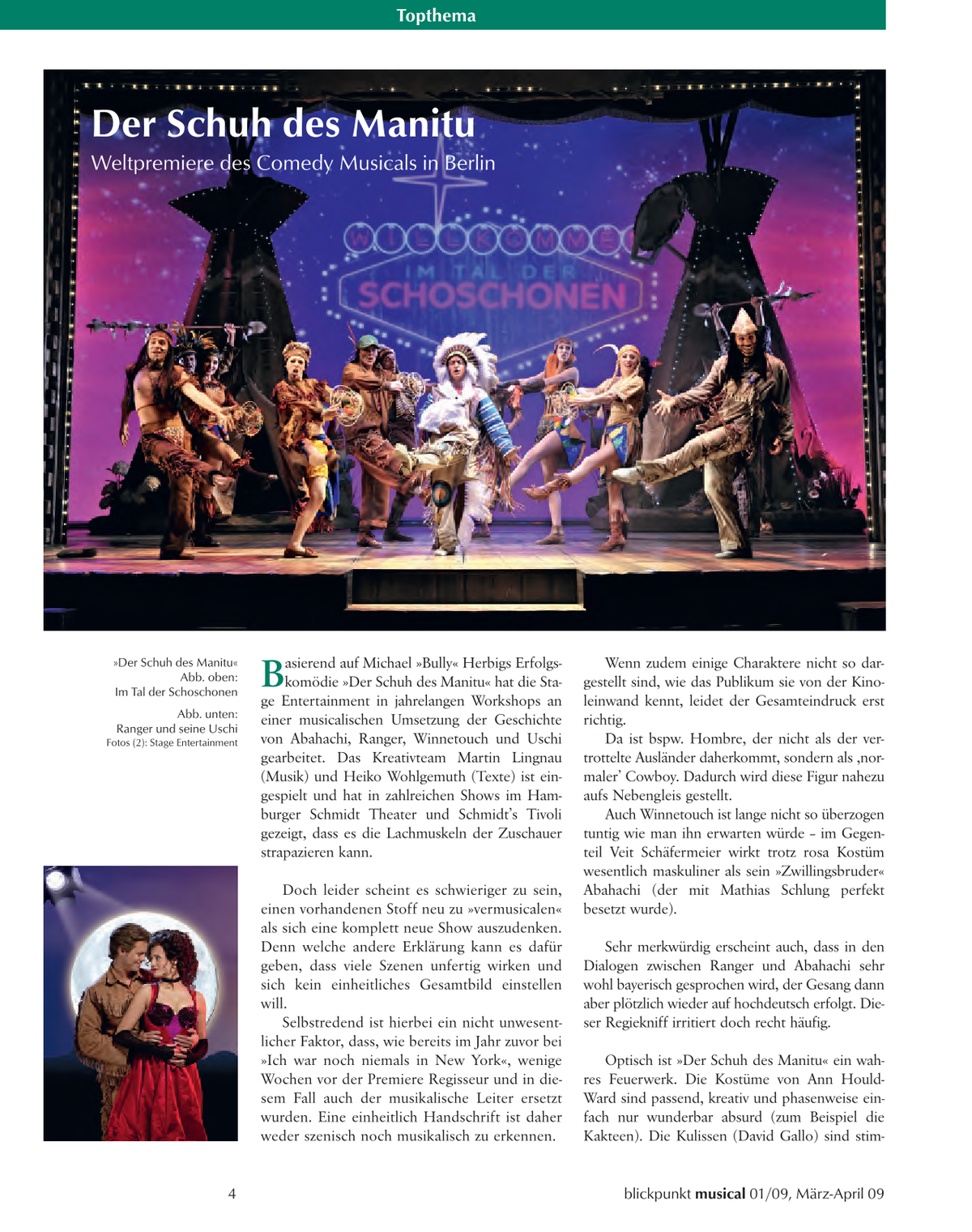 Blickpunkt Musical 01-2009 - Ausgabe 39 [E-Book]