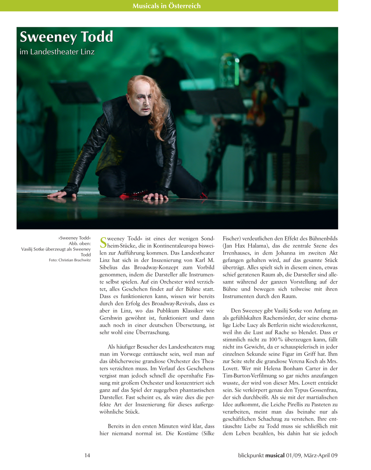 Blickpunkt Musical 01-2009 - Ausgabe 39 [E-Book]