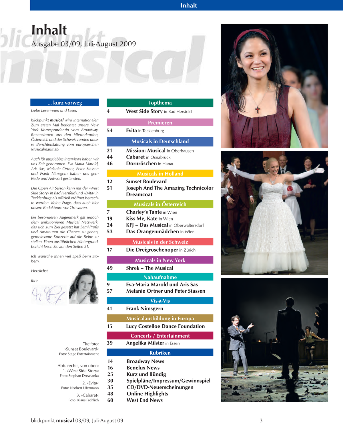 Blickpunkt Musical 03-2009 - Ausgabe 41