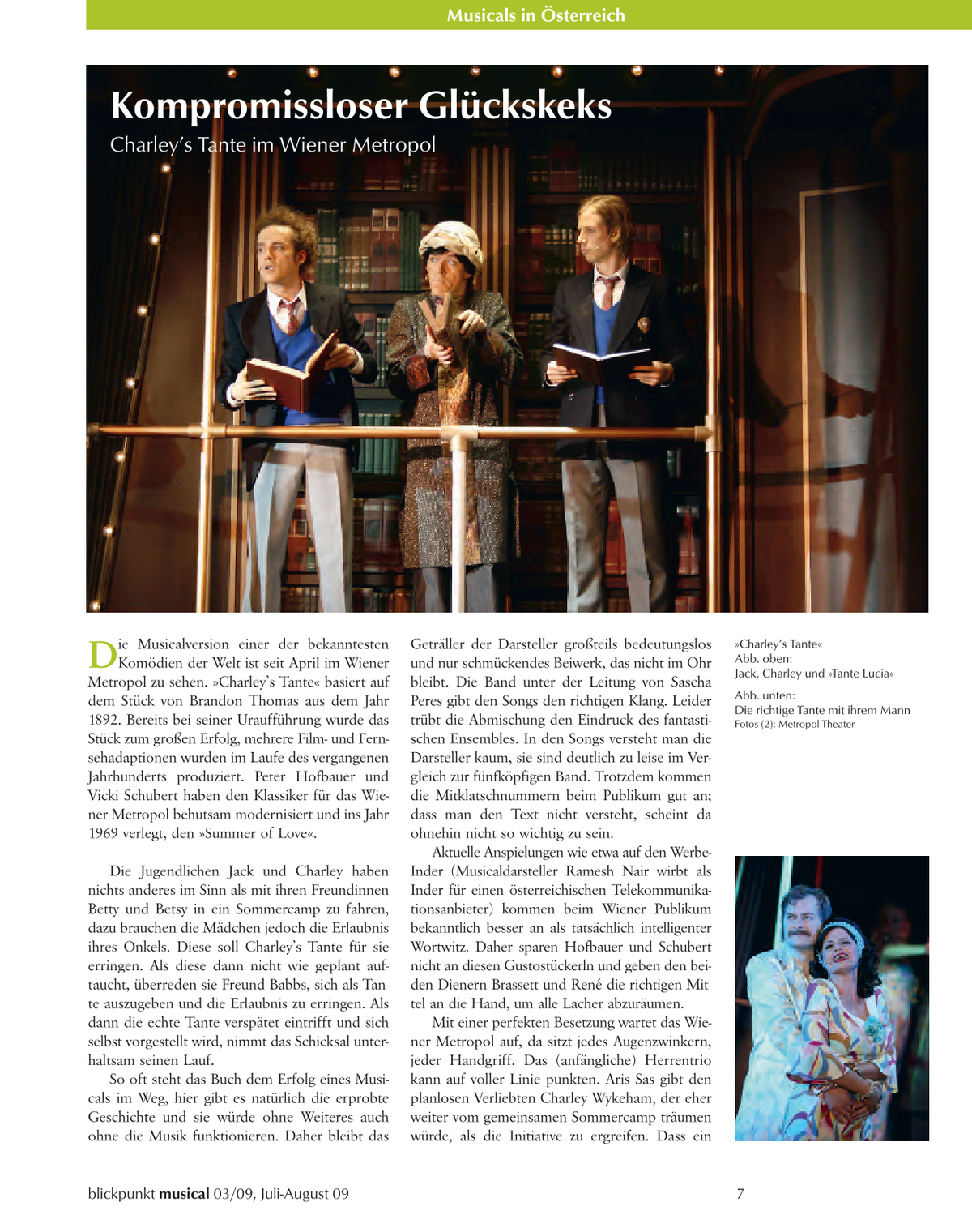 Blickpunkt Musical 03-2009 - Ausgabe 41