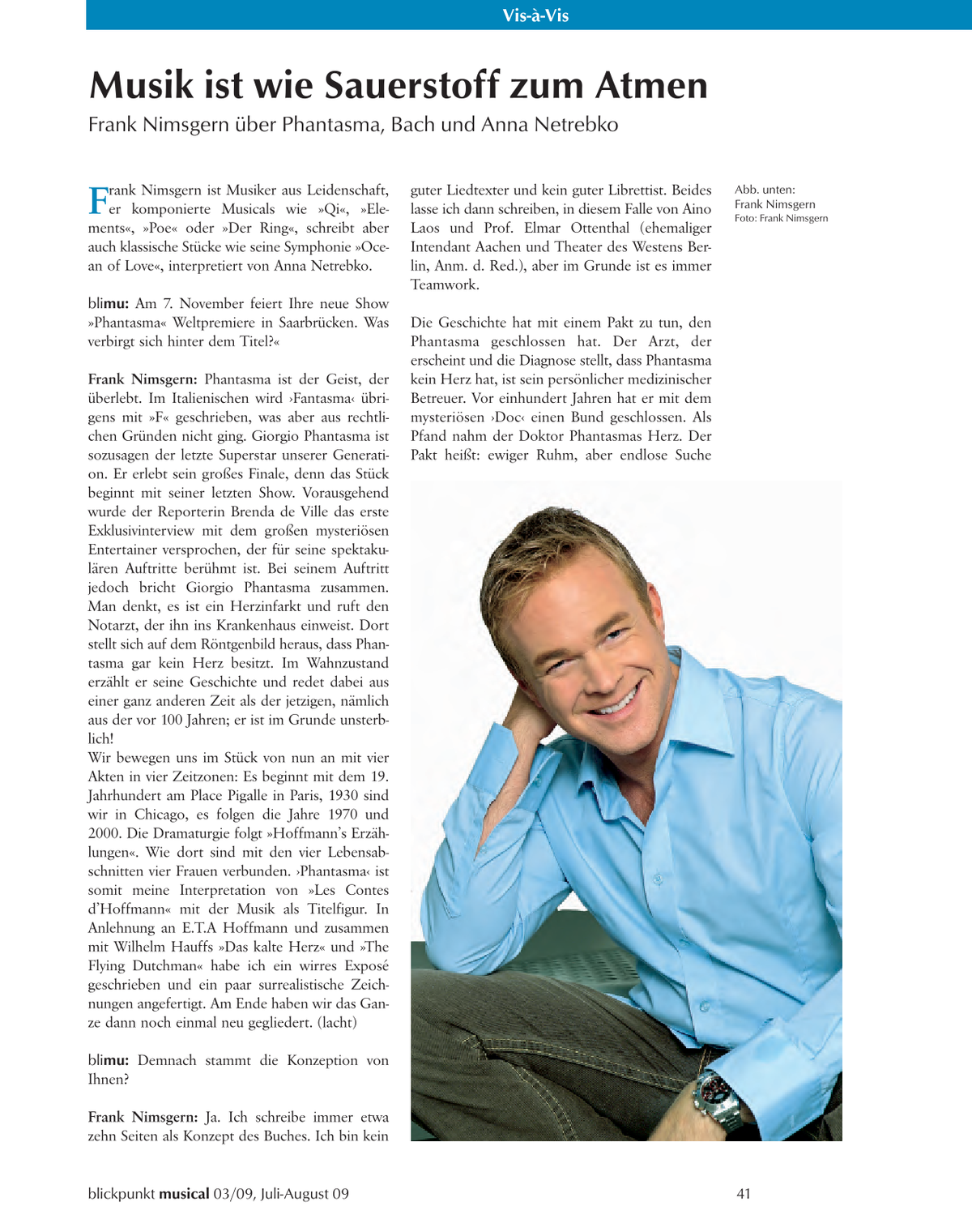 Blickpunkt Musical 03-2009 - Ausgabe 41