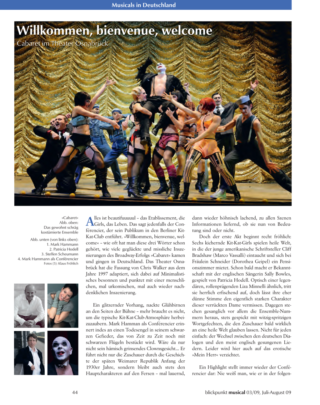Blickpunkt Musical 03-2009 - Ausgabe 41