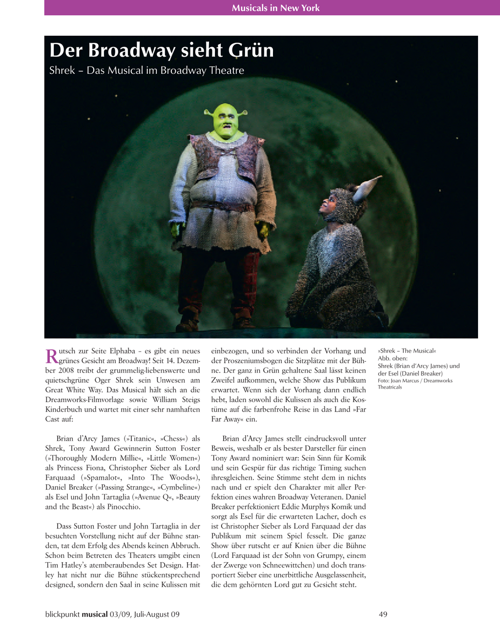 Blickpunkt Musical 03-2009 - Ausgabe 41