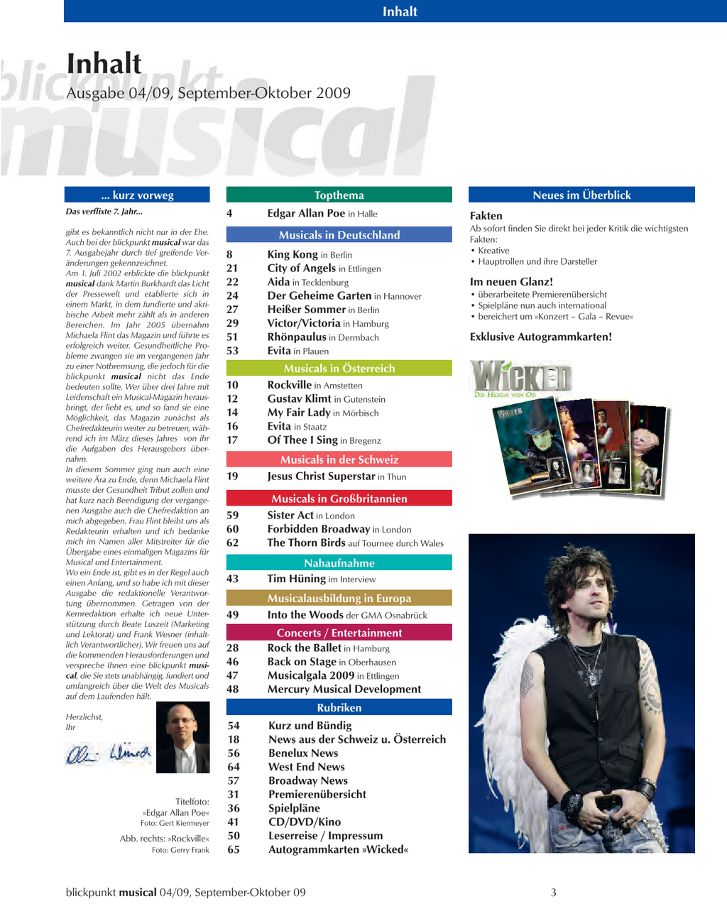 Blickpunkt Musical 04-2009 - Ausgabe 42 [E-Book]