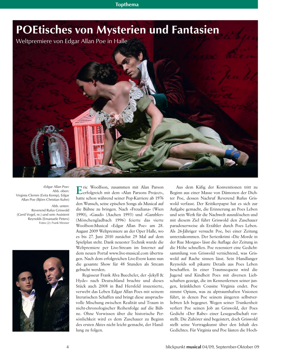 Blickpunkt Musical 04-2009 - Ausgabe 42 [E-Book]