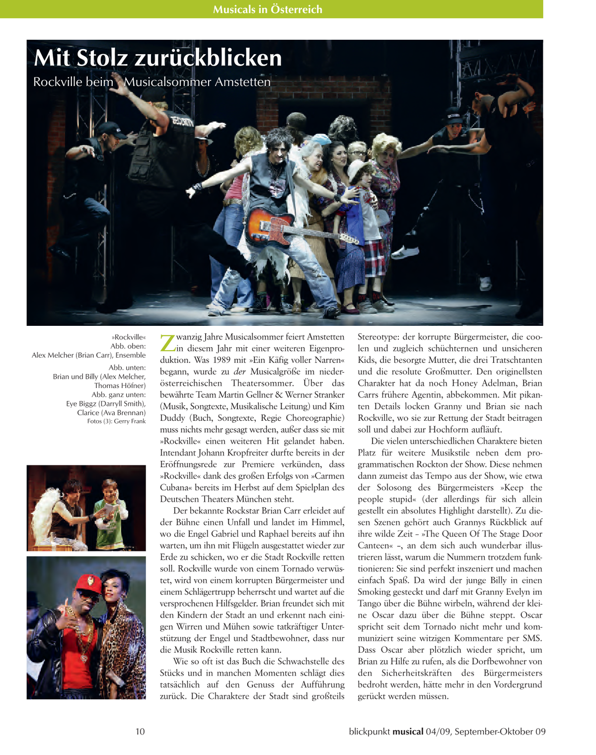 Blickpunkt Musical 04-2009 - Ausgabe 42 [E-Book]