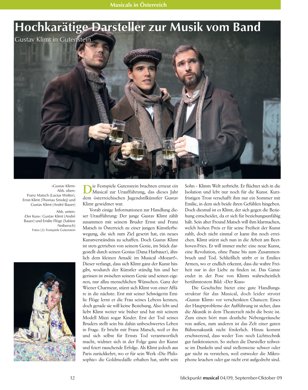 Blickpunkt Musical 04-2009 - Ausgabe 42 [E-Book]