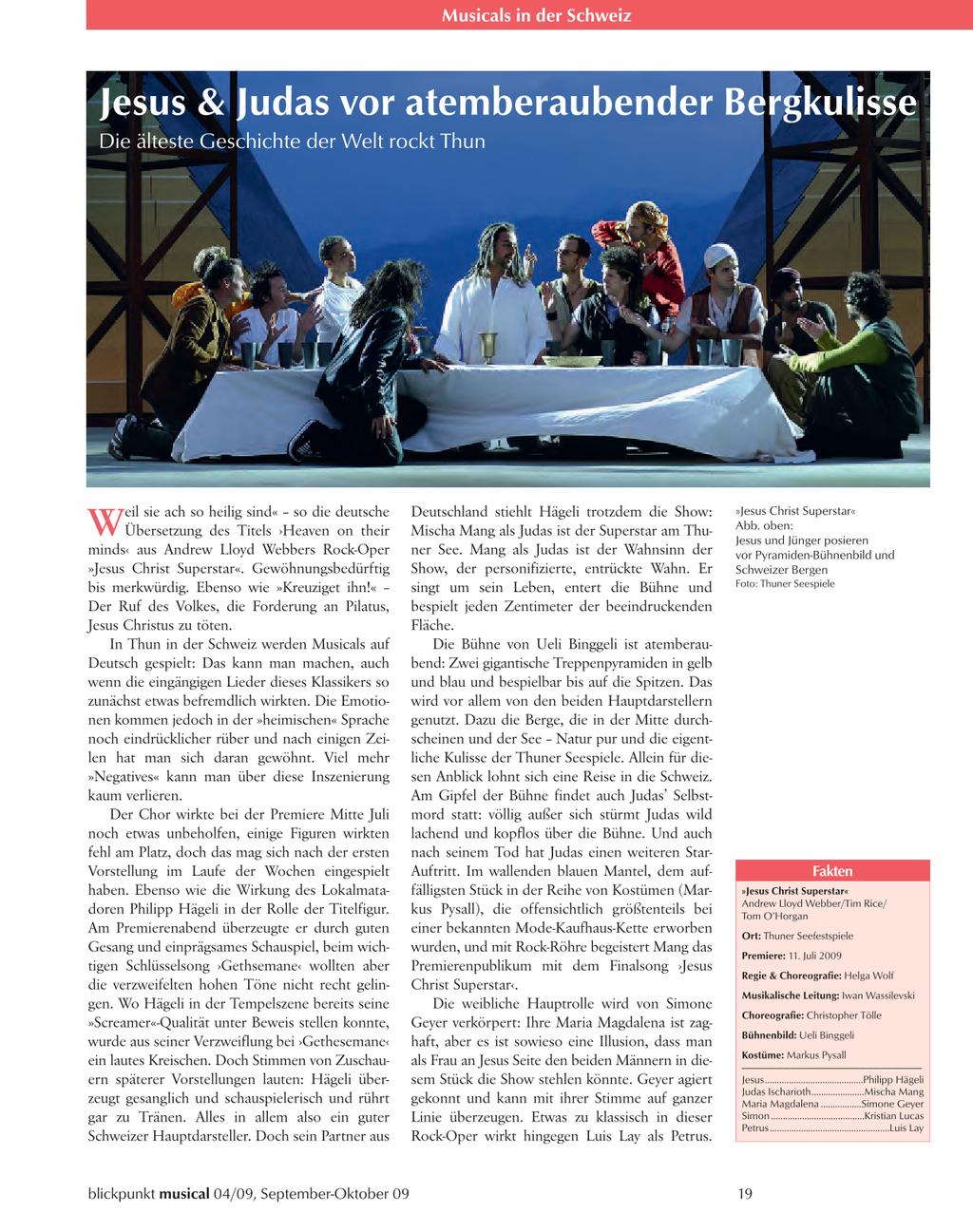 Blickpunkt Musical 04-2009 - Ausgabe 42 [E-Book]