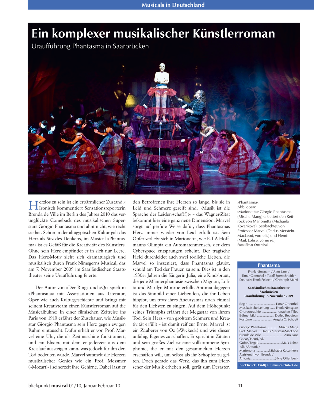 Blickpunkt Musical 01-2010 - Ausgabe 44