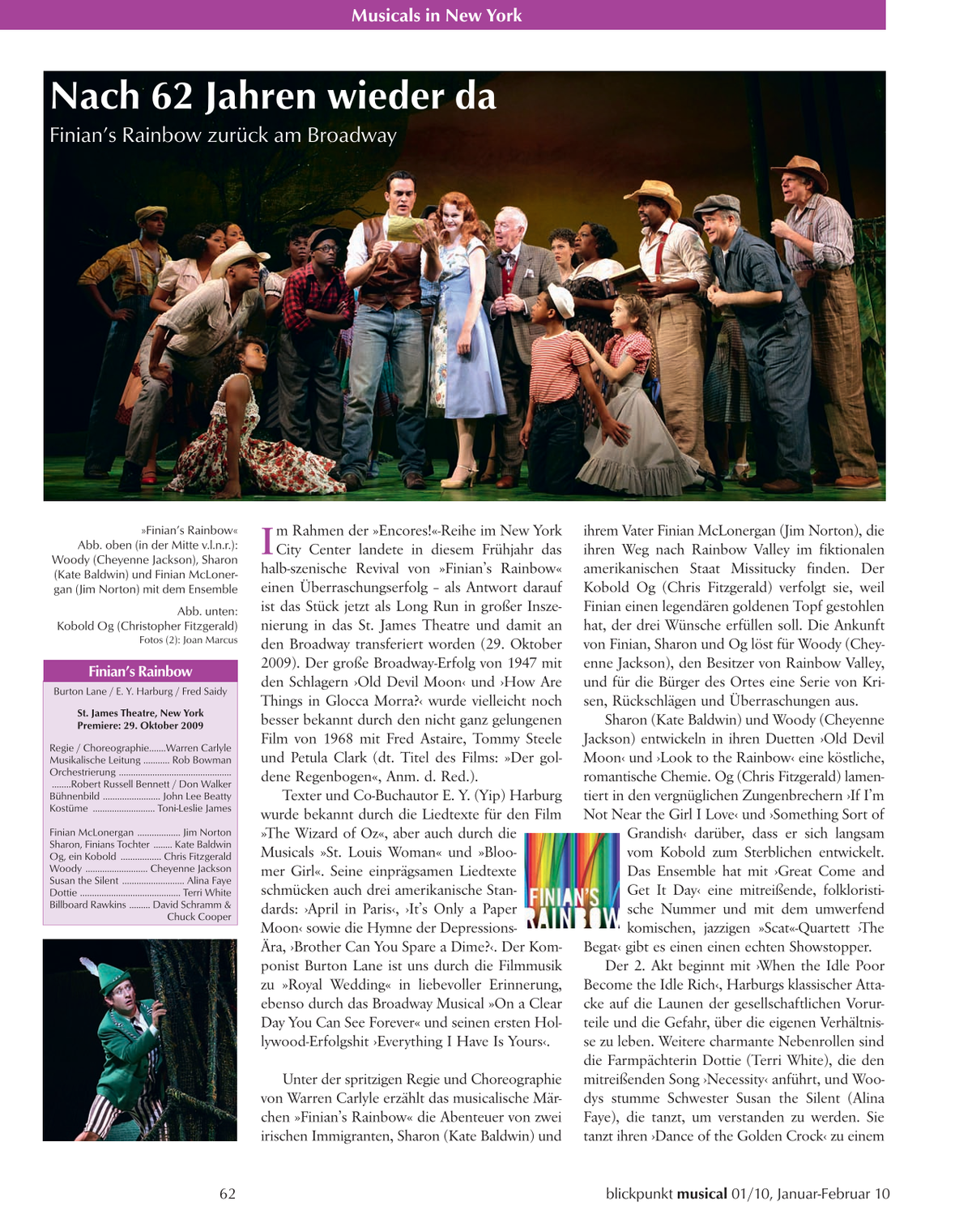 Blickpunkt Musical 01-2010 - Ausgabe 44