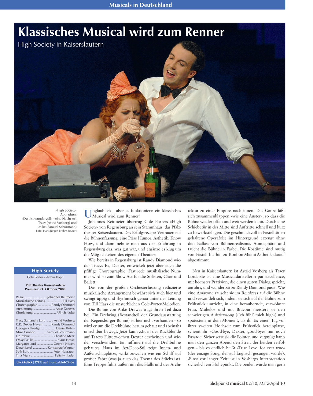 Blickpunkt Musical 02-2010 - Ausgabe 45