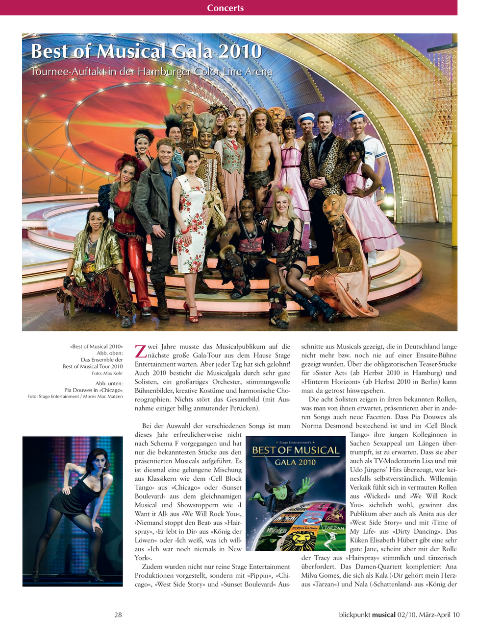 Blickpunkt Musical 02-2010 - Ausgabe 45