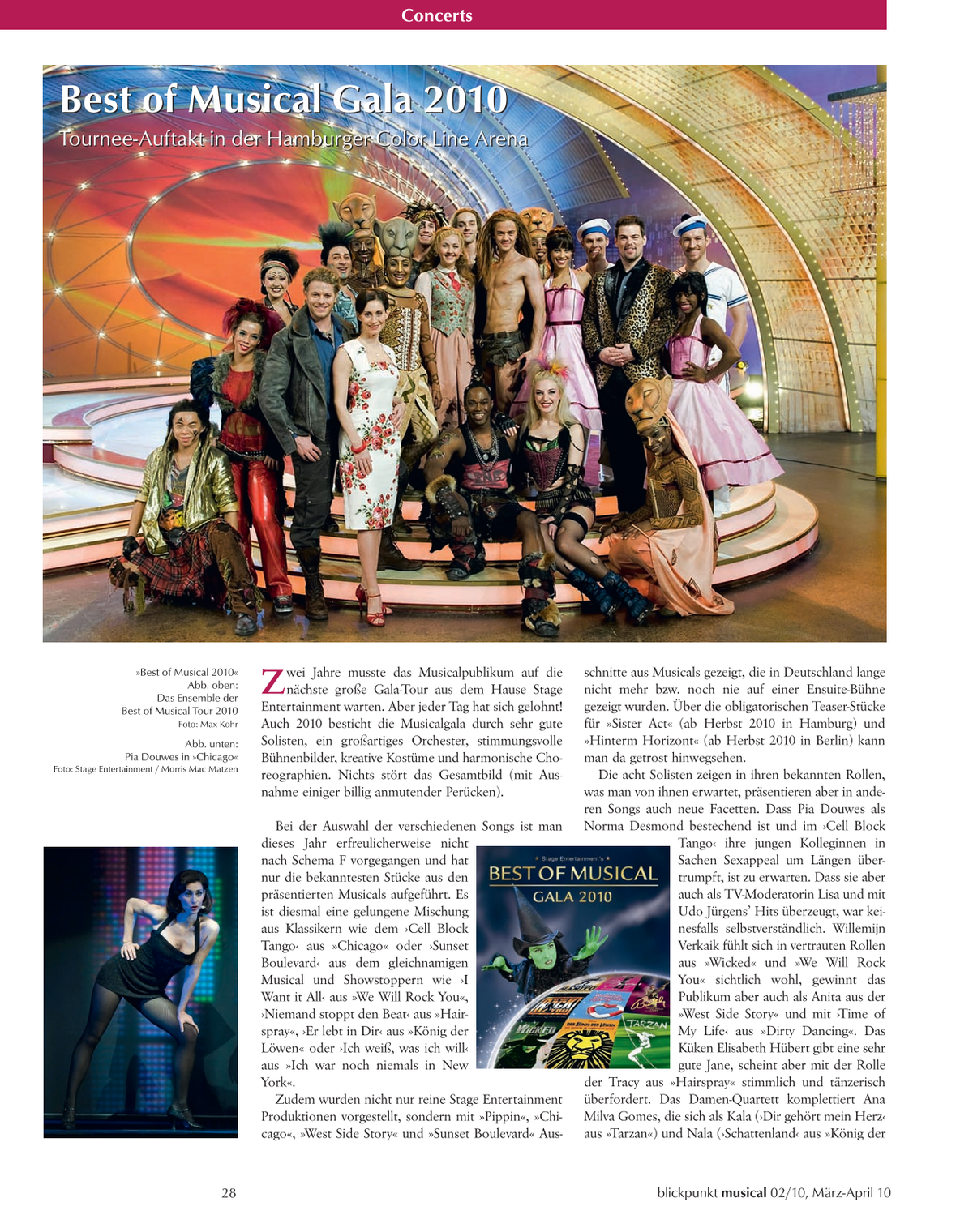 Blickpunkt Musical 02-2010 - Ausgabe 45