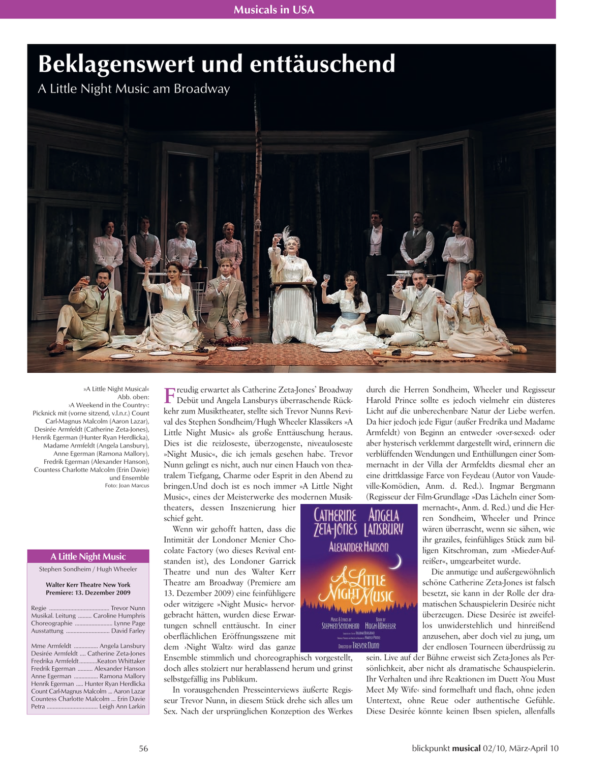 Blickpunkt Musical 02-2010 - Ausgabe 45