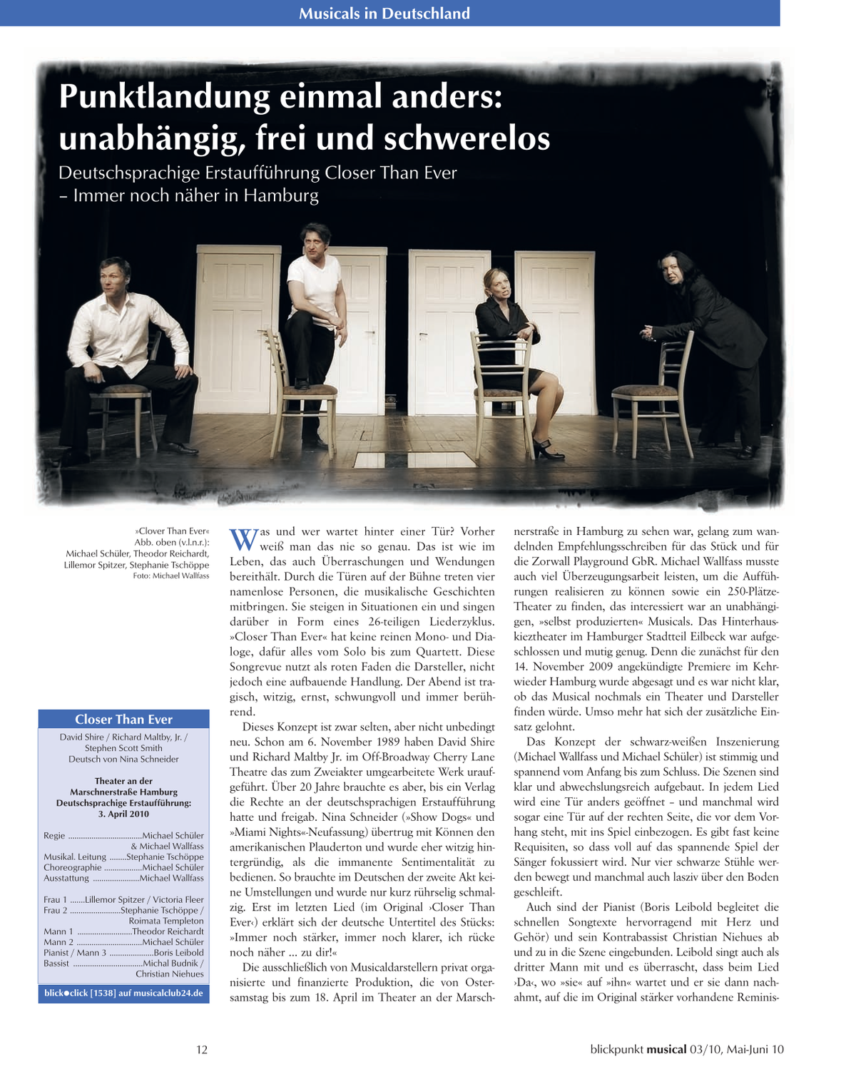 Blickpunkt Musical 03-2010 - Ausgabe 46