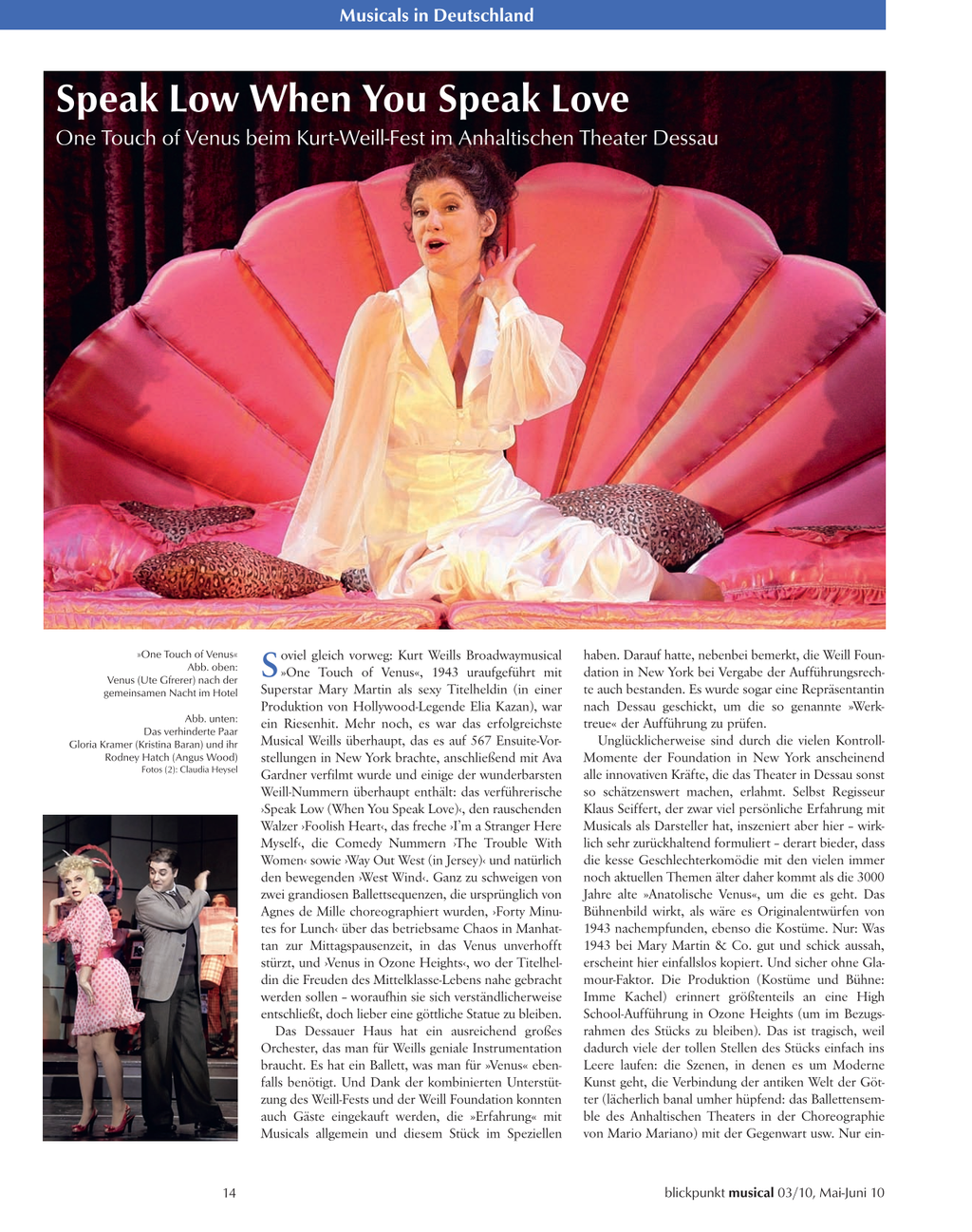 Blickpunkt Musical 03-2010 - Ausgabe 46