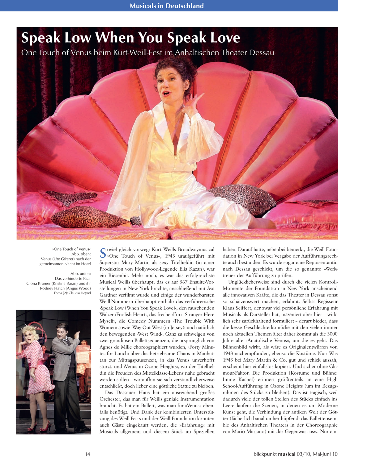 Blickpunkt Musical 03-2010 - Ausgabe 46