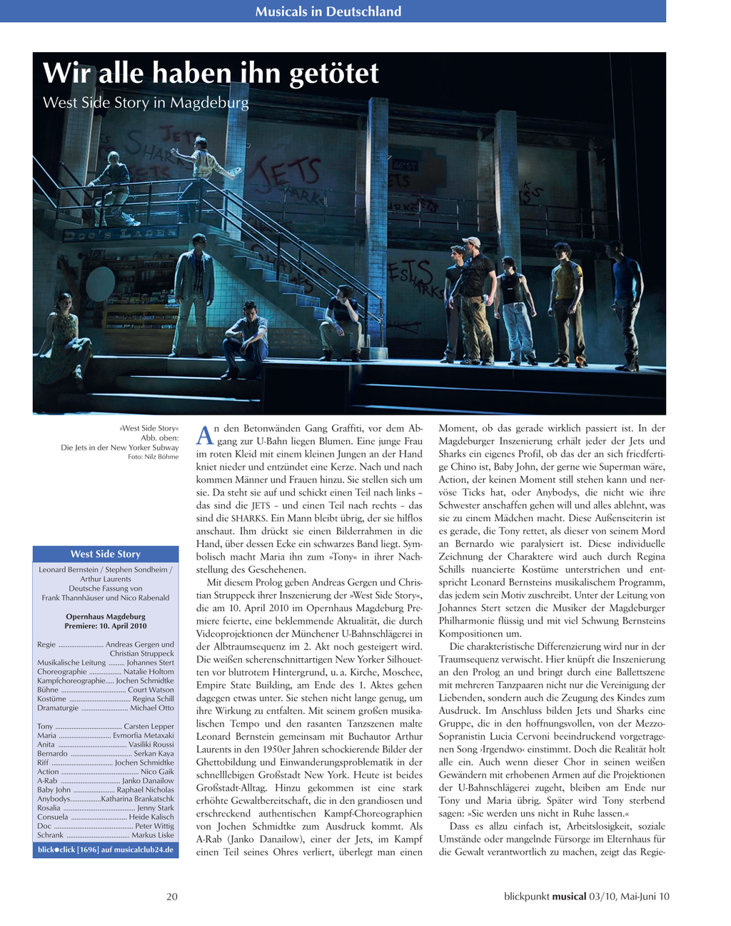 Blickpunkt Musical 03-2010 - Ausgabe 46