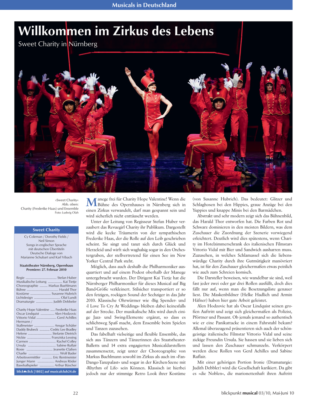 Blickpunkt Musical 03-2010 - Ausgabe 46