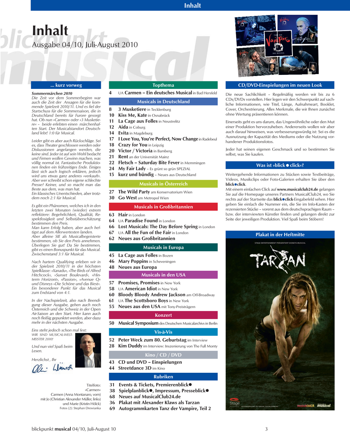 Blickpunkt Musical 04-2010 - Ausgabe 47