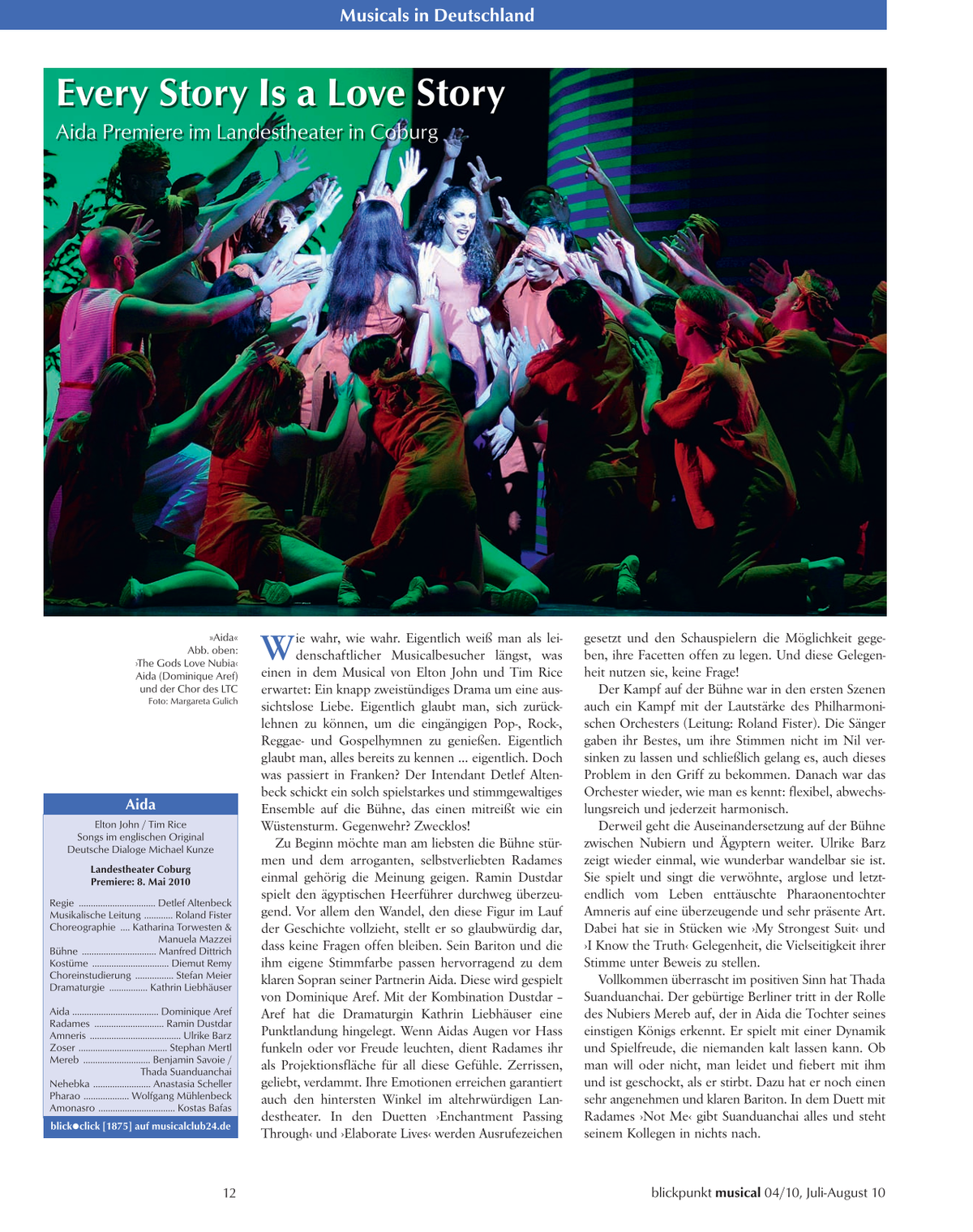 Blickpunkt Musical 04-2010 - Ausgabe 47