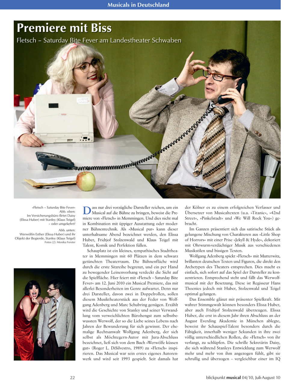 Blickpunkt Musical 04-2010 - Ausgabe 47
