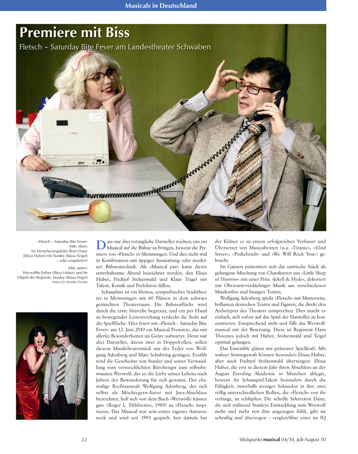 Blickpunkt Musical 04-2010 - Ausgabe 47