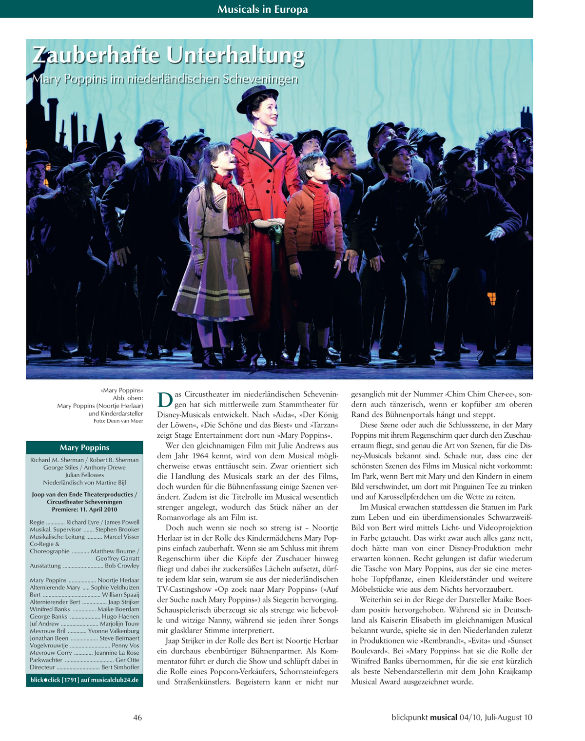 Blickpunkt Musical 04-2010 - Ausgabe 47