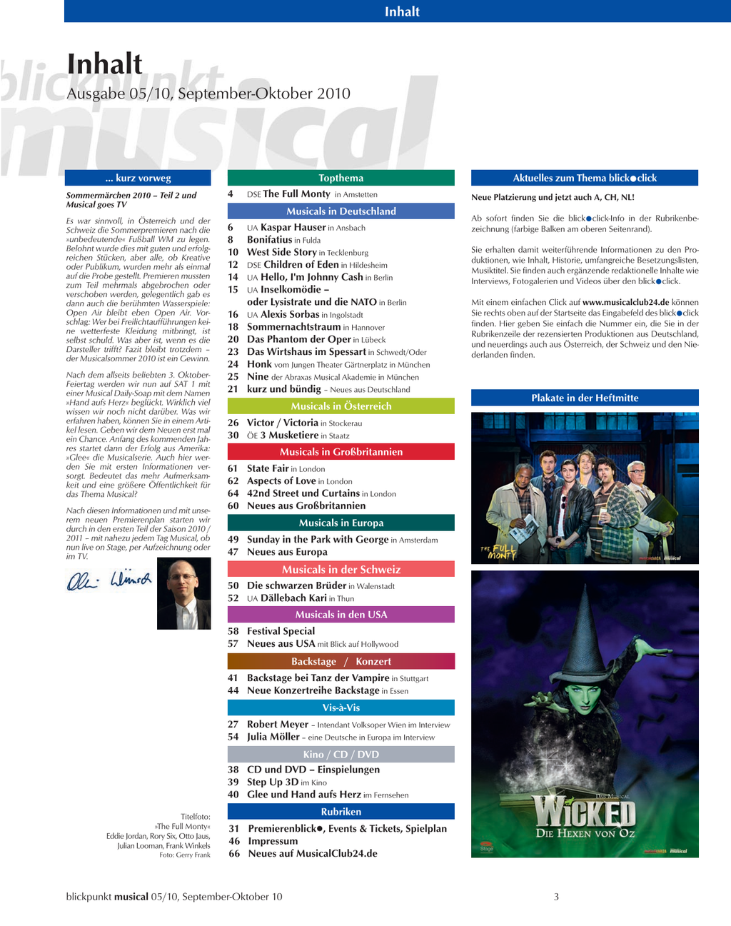 Blickpunkt Musical 05-2010 - Ausgabe 48