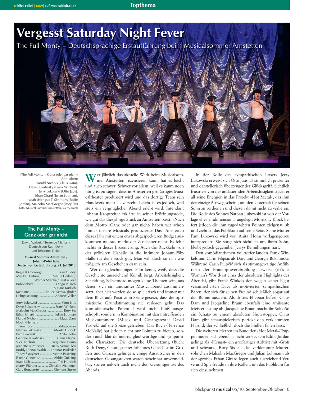 Blickpunkt Musical 05-2010 - Ausgabe 48