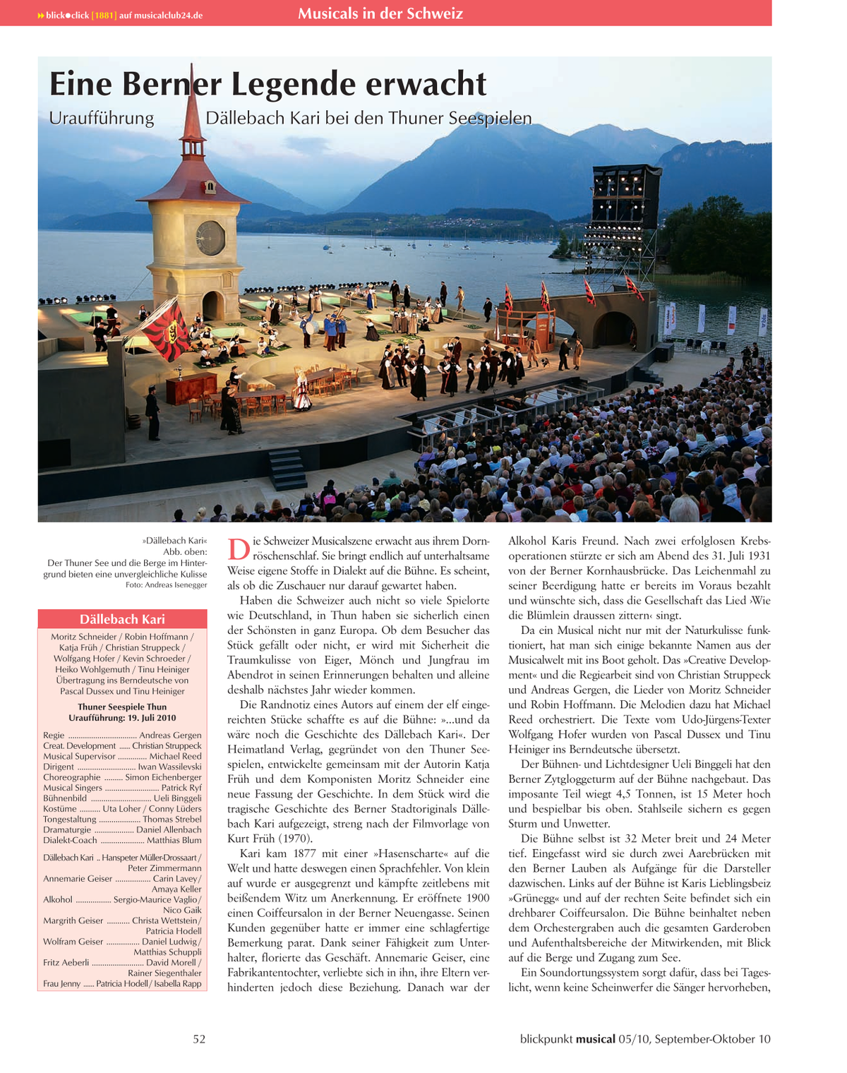 Blickpunkt Musical 05-2010 - Ausgabe 48