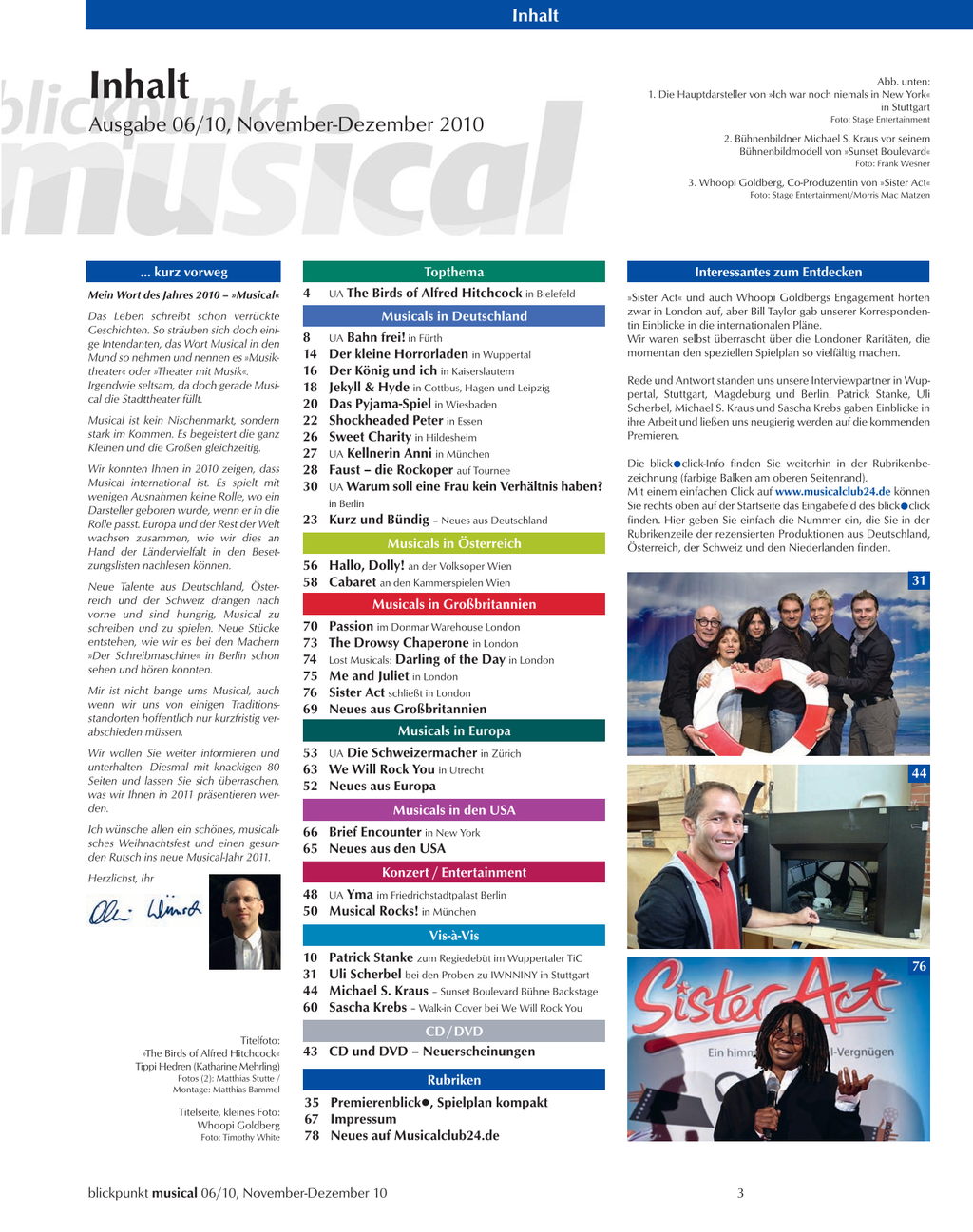 Blickpunkt Musical 06-2010 - Ausgabe 49