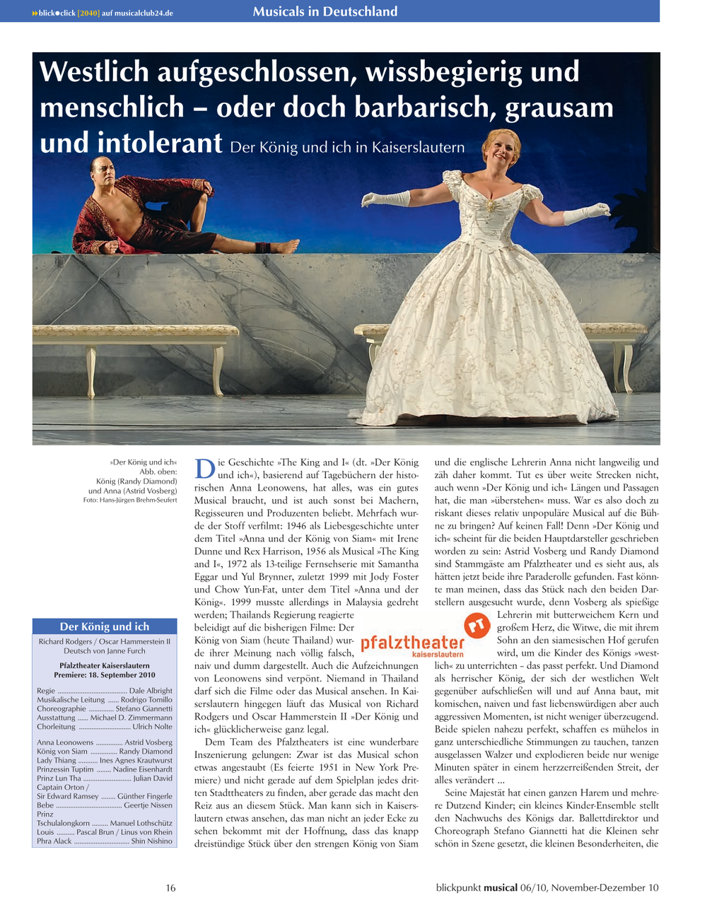 Blickpunkt Musical 06-2010 - Ausgabe 49