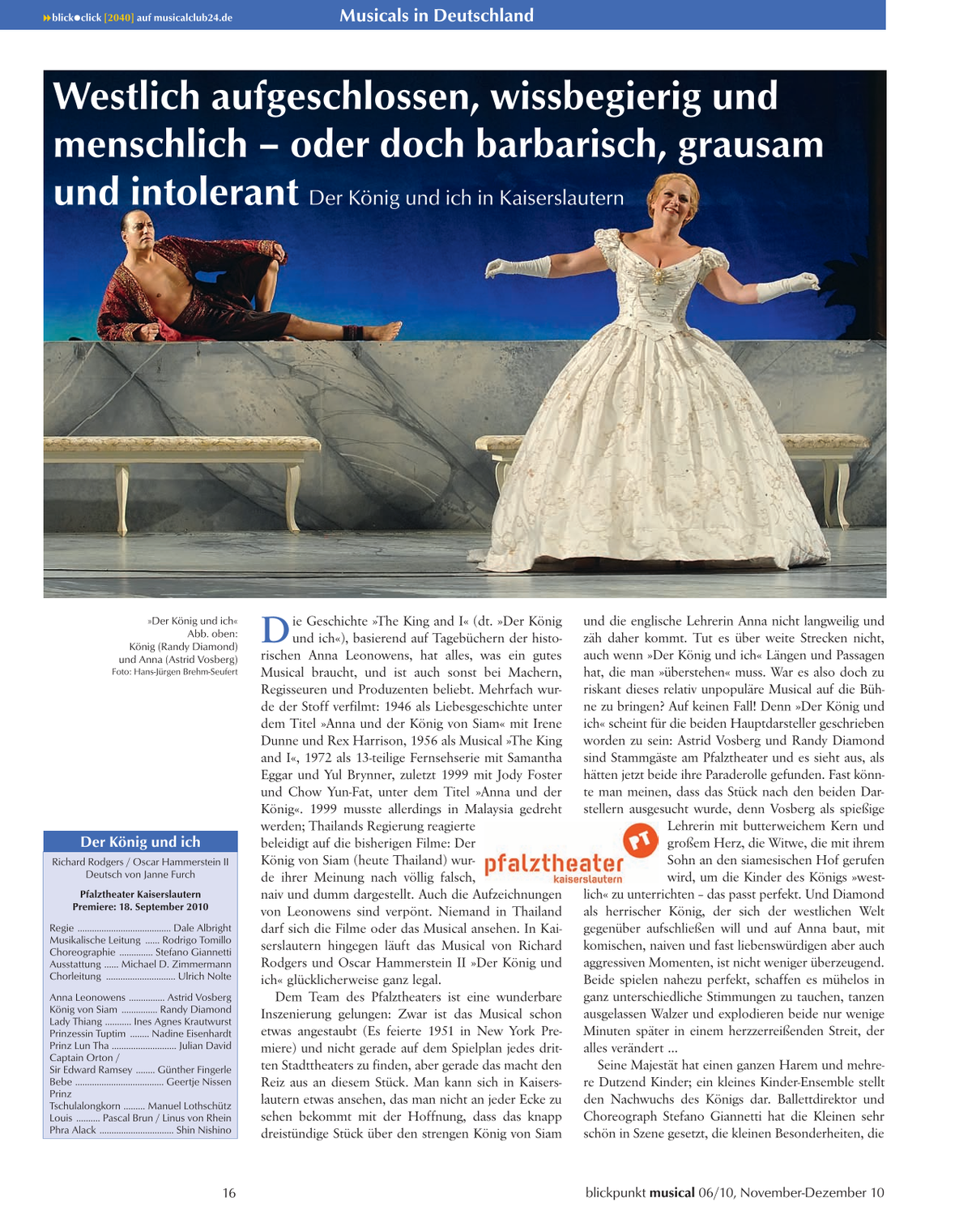 Blickpunkt Musical 06-2010 - Ausgabe 49