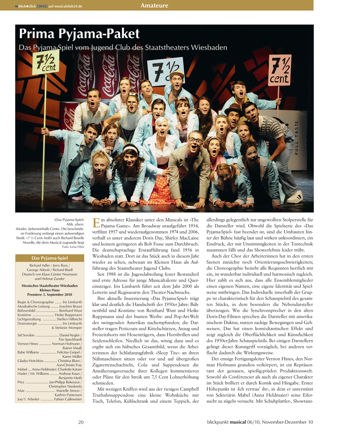 Blickpunkt Musical 06-2010 - Ausgabe 49