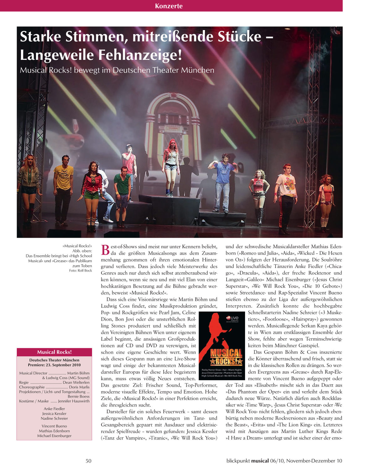 Blickpunkt Musical 06-2010 - Ausgabe 49