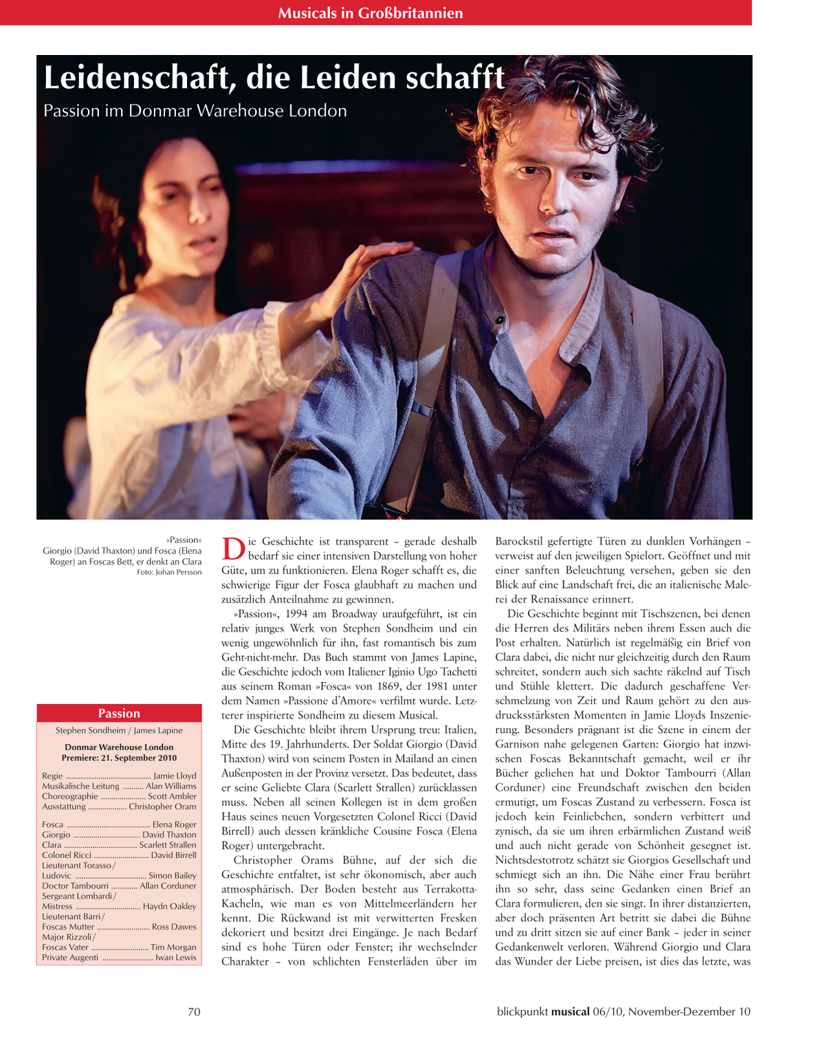Blickpunkt Musical 06-2010 - Ausgabe 49