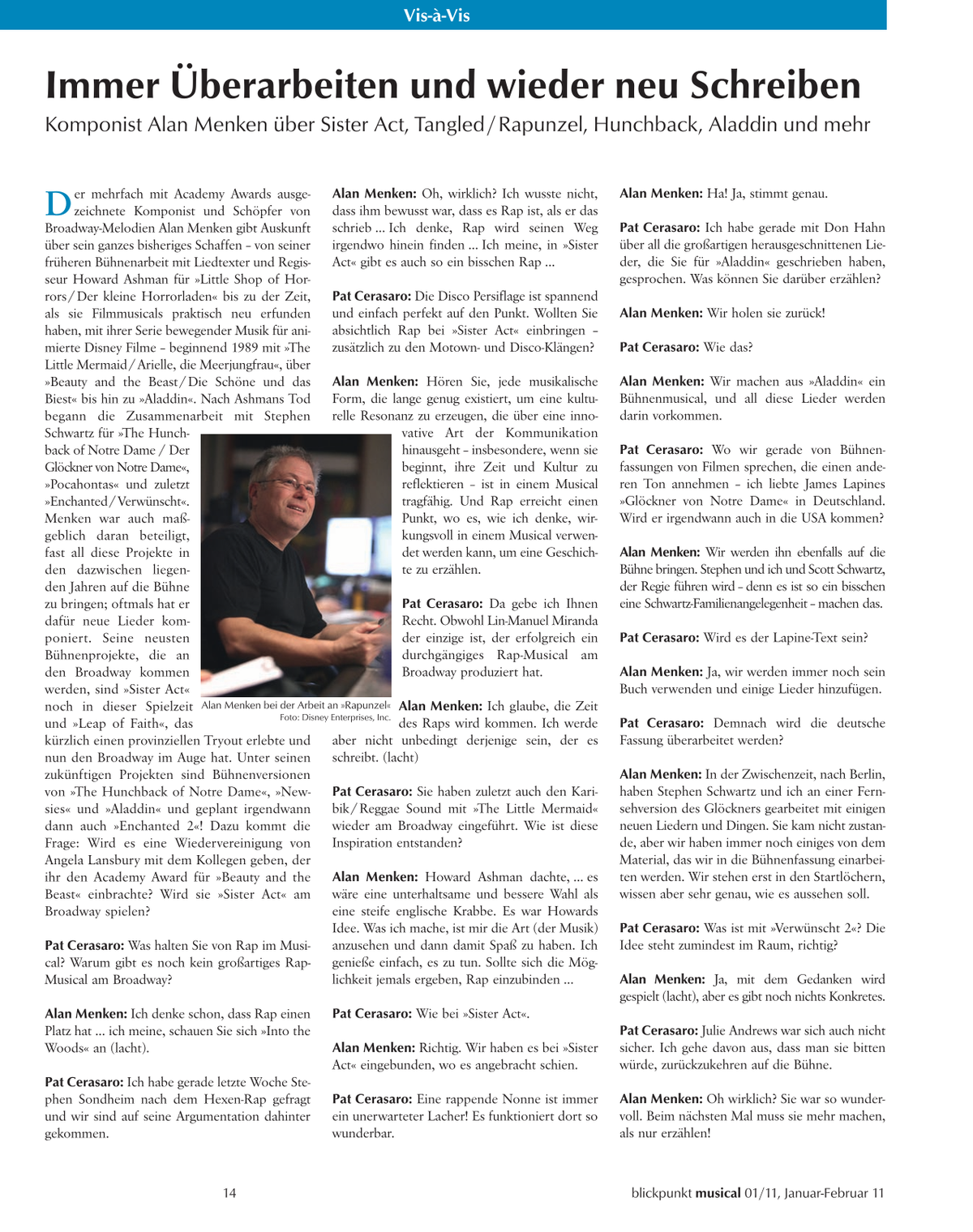 Blickpunkt Musical 01-2011 - Ausgabe 50