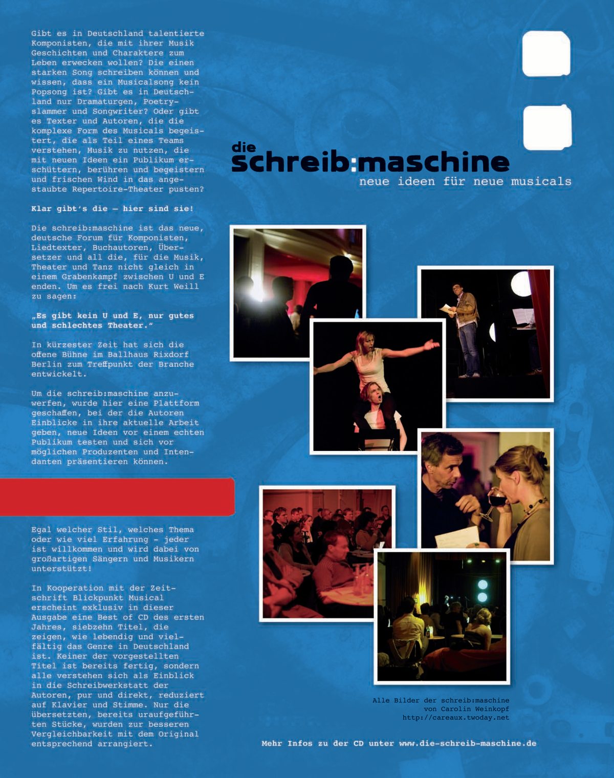 Blickpunkt Musical 01-2011 - Ausgabe 50