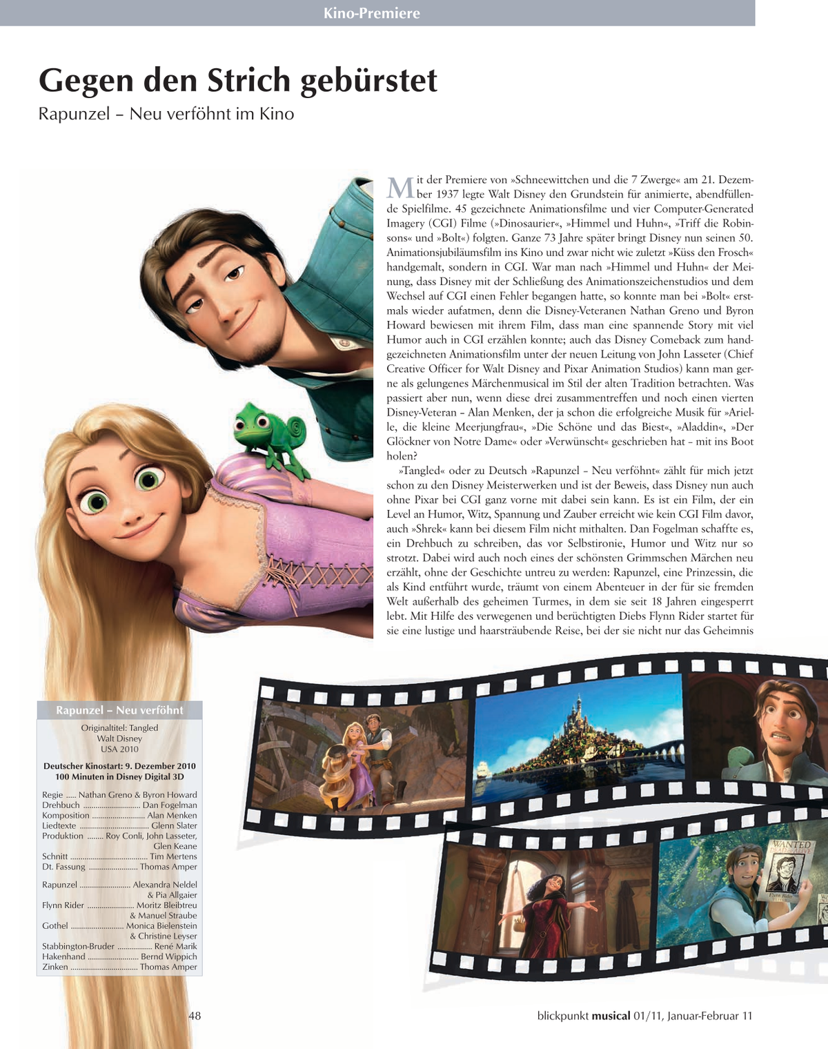 Blickpunkt Musical 01-2011 - Ausgabe 50