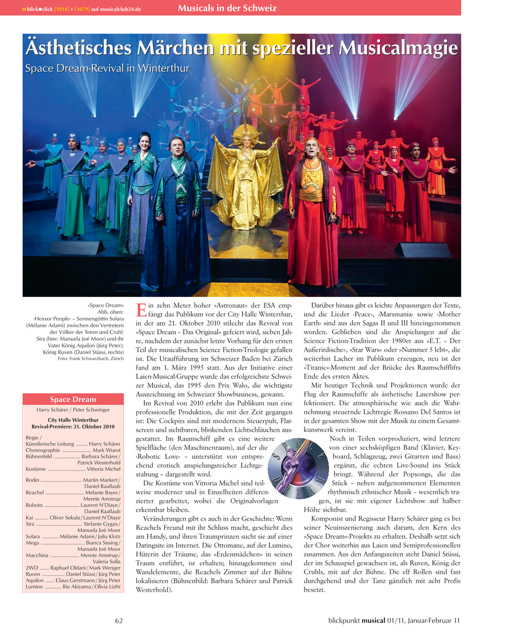 Blickpunkt Musical 01-2011 - Ausgabe 50