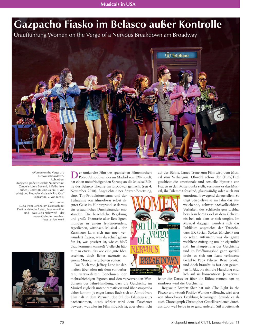 Blickpunkt Musical 01-2011 - Ausgabe 50