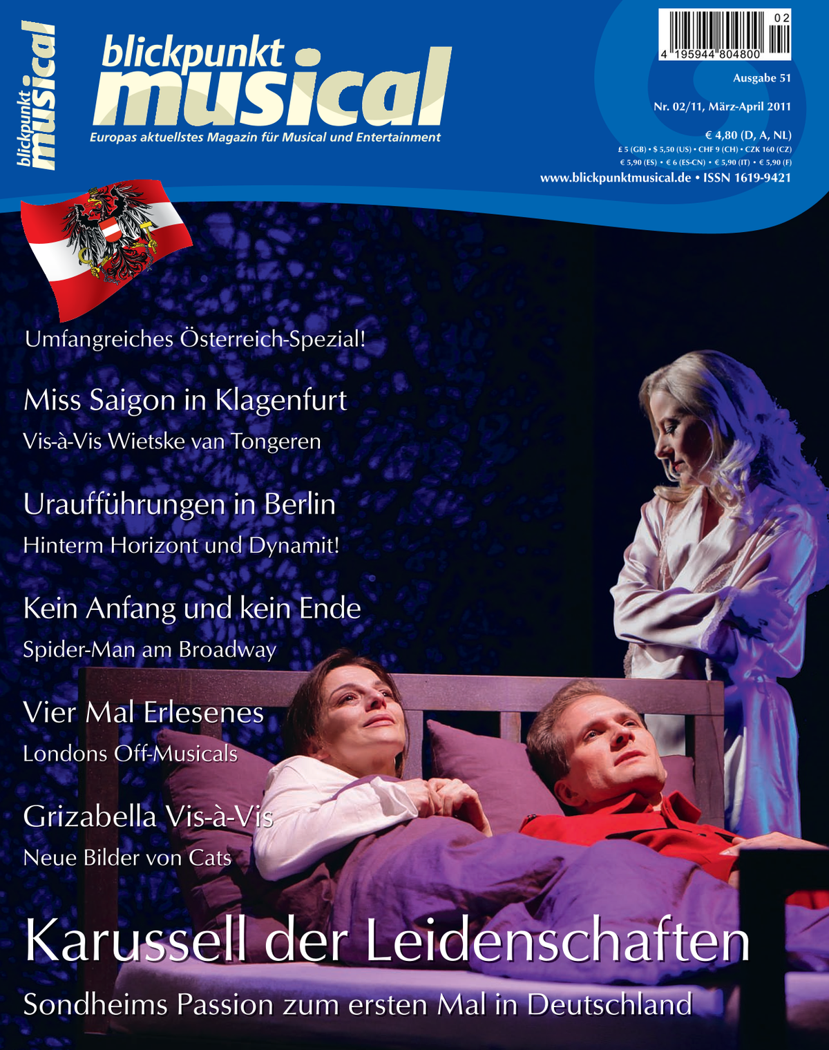 Blickpunkt Musical 02-2011 - Ausgabe 51