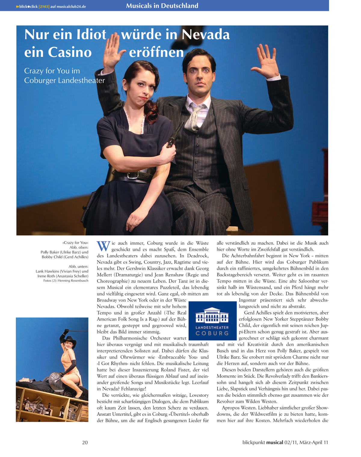 Blickpunkt Musical 02-2011 - Ausgabe 51