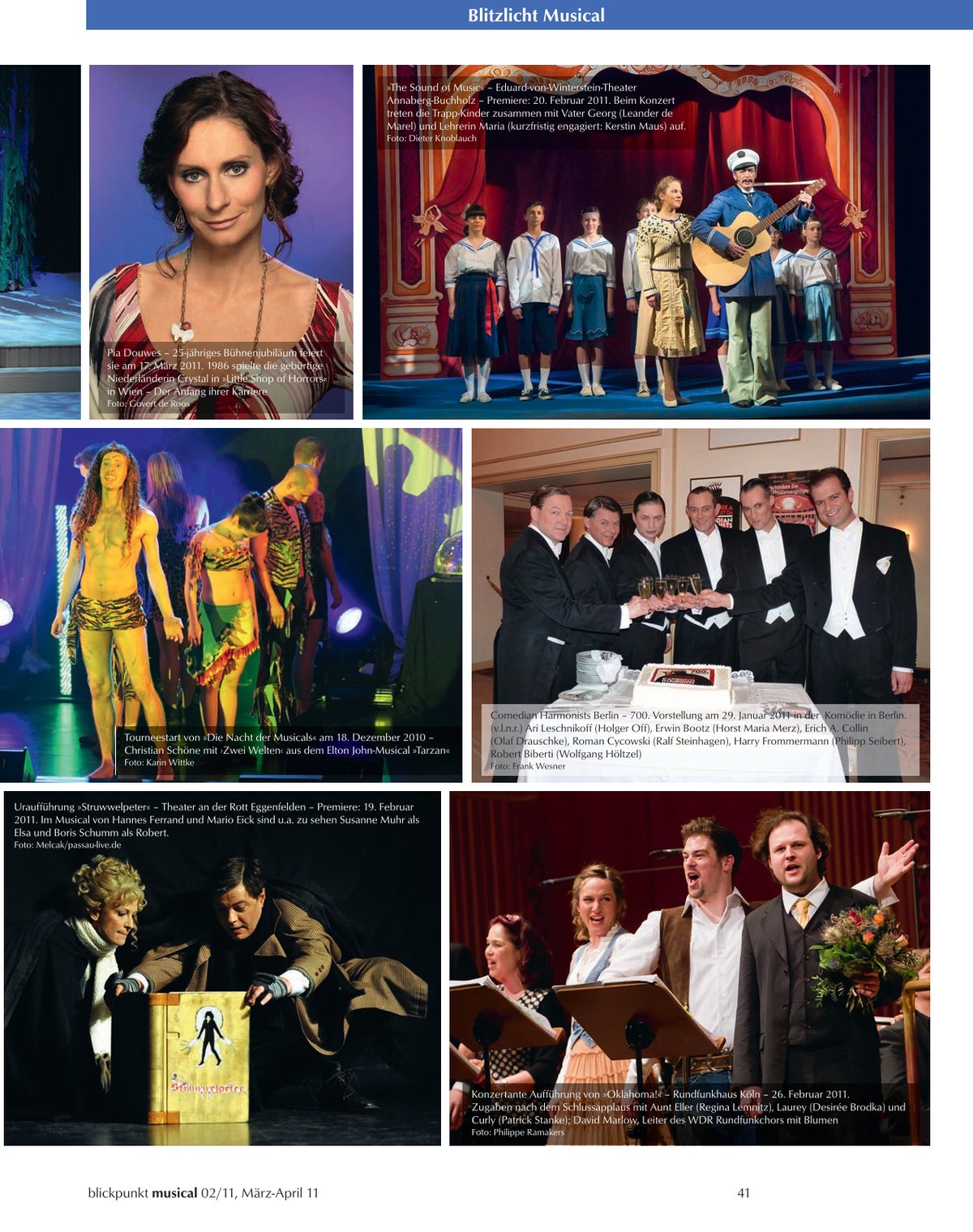 Blickpunkt Musical 02-2011 - Ausgabe 51