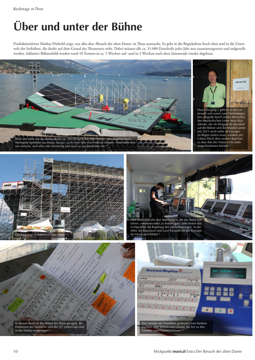 Extra DER BESUCH DER ALTEN DAME - Thun 2013 und Wien 2014