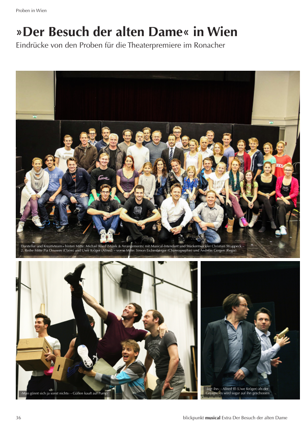 Extra DER BESUCH DER ALTEN DAME - Thun 2013 und Wien 2014